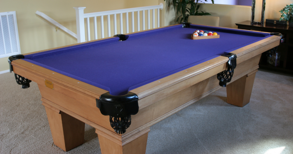 how to take a pool table apart